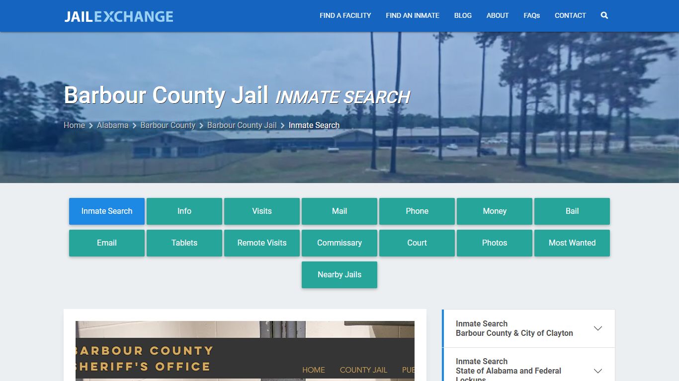 Inmate Search: Roster & Mugshots - Barbour County Jail, AL